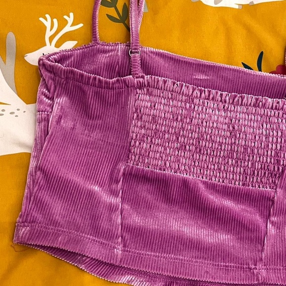 Pink Velvet Bustier Top 🩷💜 - Picture 3 of 4